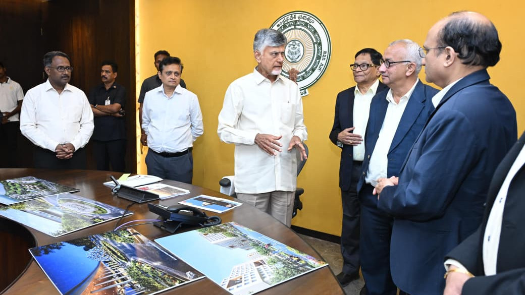 Chandrababu held meeting with BITS Pilani representatives 