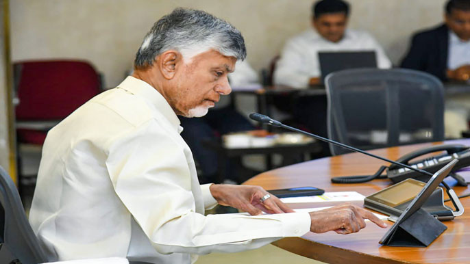 CM Chandrababu calls for statewide protests against India alliance