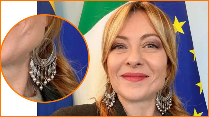 Giorgia Melonis What Jhumka Selfie Has Indian Social Media Hooked