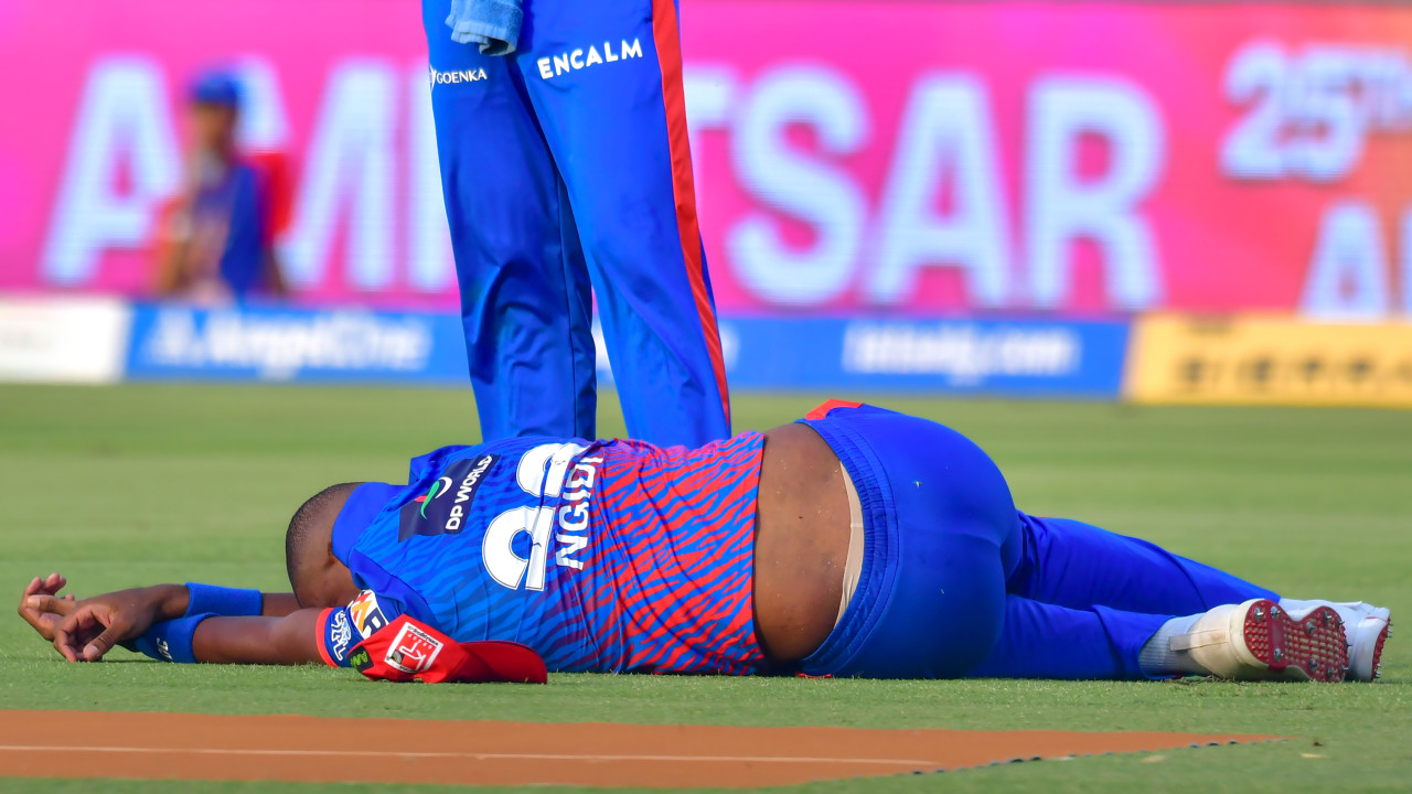 DC Pacer Lungi Ngidi hospitalised after severe injury