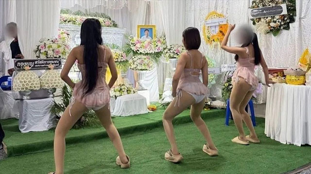 Thailand Mans Funeral Features Dancers as Last Wish