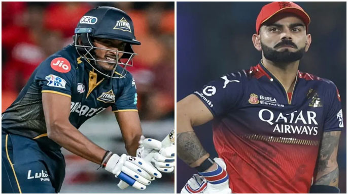 Virat Kohli First to 800 IPL Fours Sai Sudharsan 2000 Runs