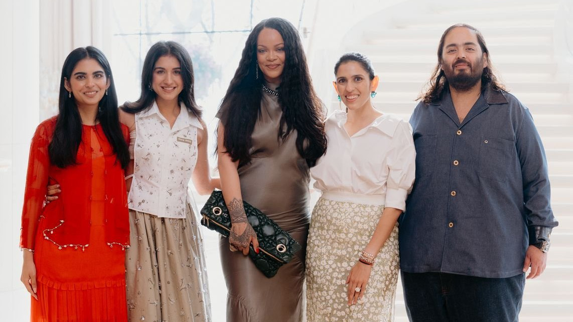 Rihanna Visits Ambani Residence Mesmerized by Indian Culture