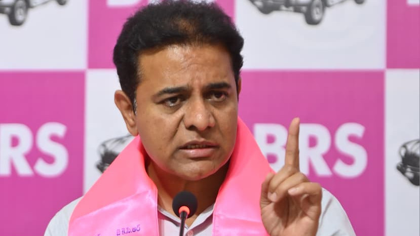 KTR Calls for BRS Flag Hoisting Across Telangana