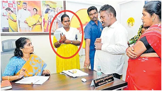 MLA Madhavi Appoints Transgender Beggar as PA in Guntur