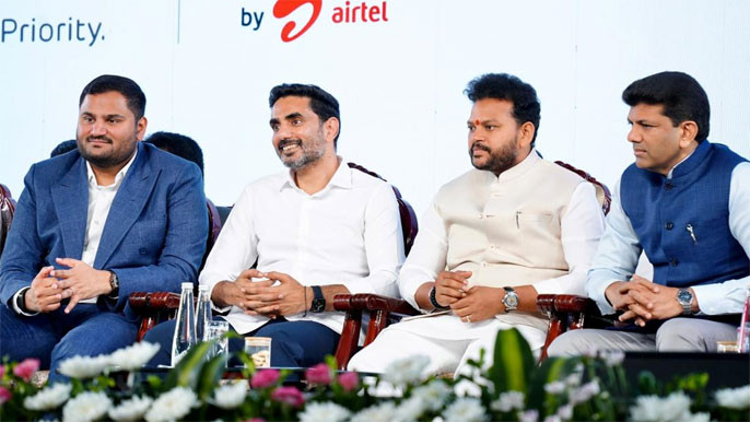 Minister Nara Lokesh Talk about Vizag Google Cloud Data AI Hub 