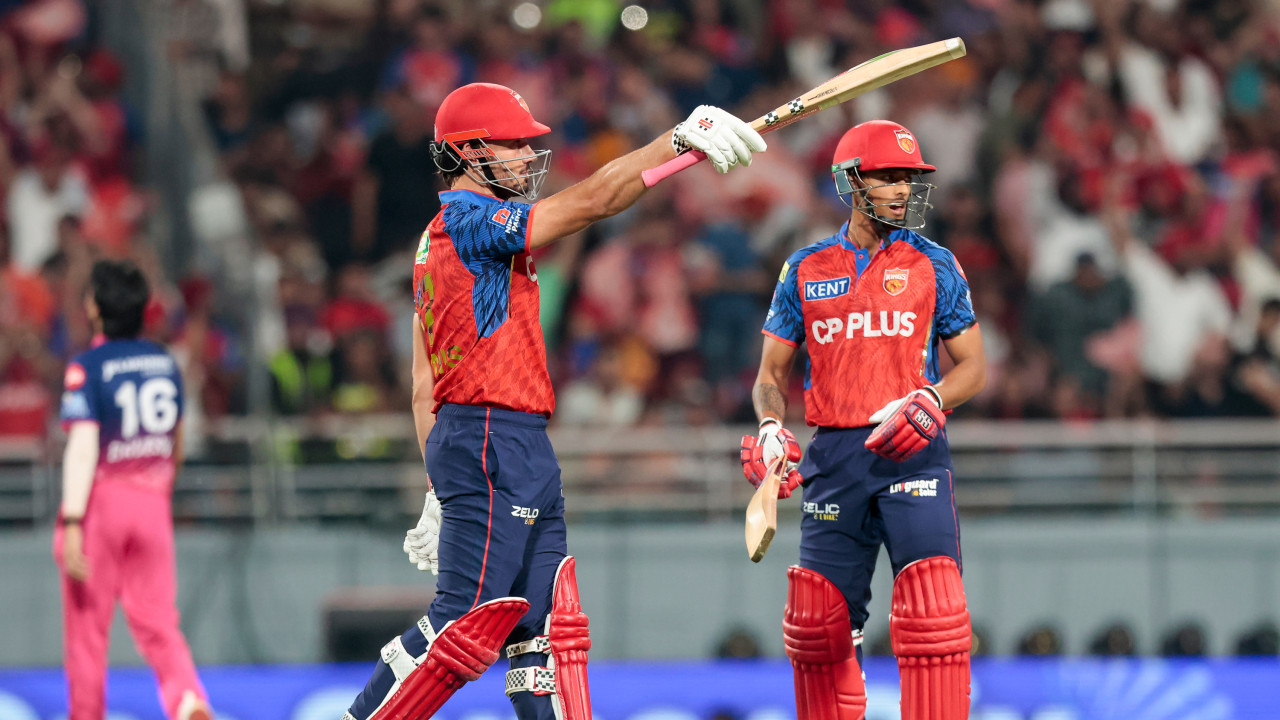 Marcus Stoinis hammers Rajastan Royals bowlers as Punjab Kings posts huge total