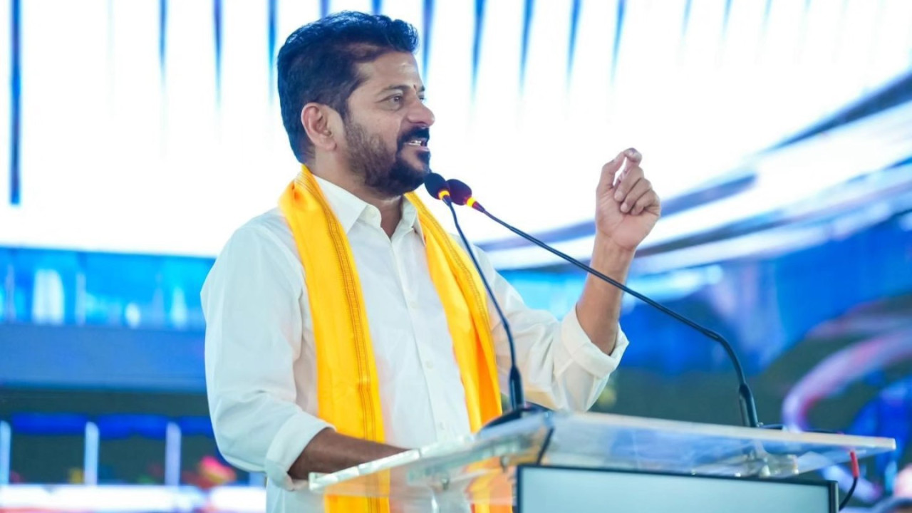 Revanth Reddy satires on opposition leaders at Future City Event