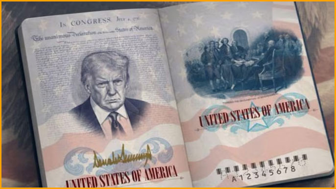 President Donald Trump To Put His Picture In US Passports