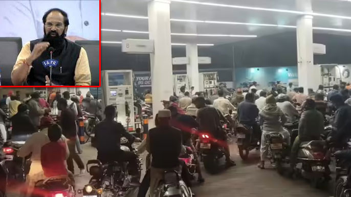 Fuel Crisis In Telangana Rumors And Bulk Buying Trigger Shortage says Minister Uttam Kumar Reddy