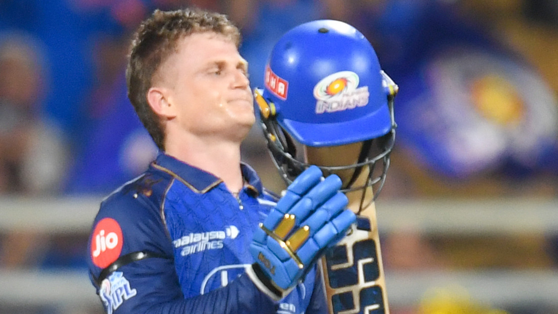 Ryan Rickelton century guides MI huge total against SRH