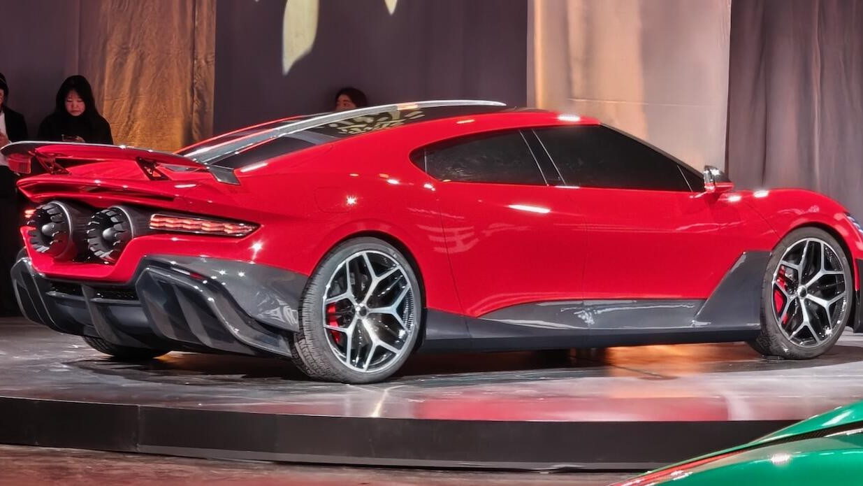 China electronic firm Dream Techology launched rocket boosted car Nebula Next01 Jet Edition 