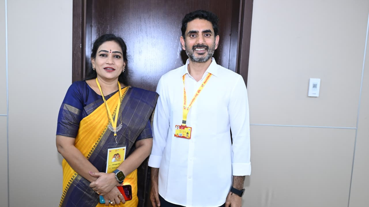 Nara Lokesh 100 Day Plan Lit Up Students Lives Says Minister Anitha
