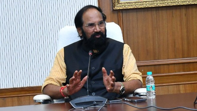Uttam Kumar Reddy responds on commercial gas cylinder price hike