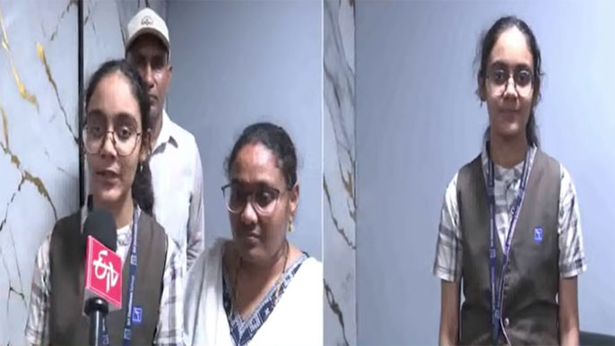 Visakhapatnam Student Gnaneshwari Get 599 Marks Out Of 600 In AP SSC Results 2026