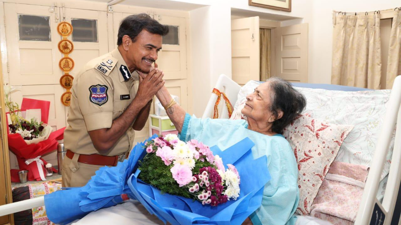 CV Anand Mothers wish to see me as DGP saved her