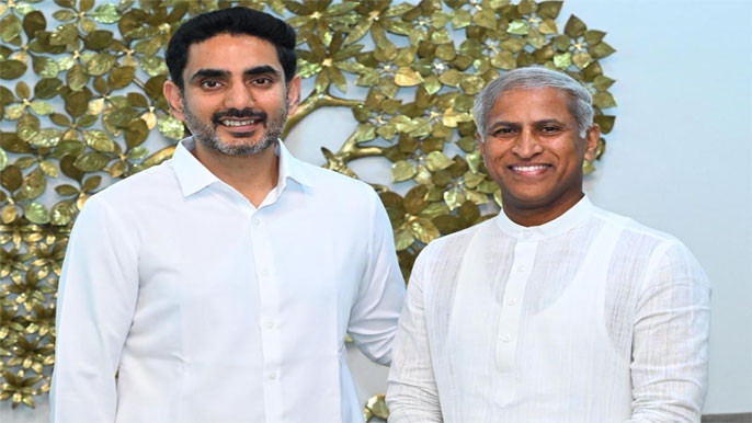 Manthena Satyanarayana Raju Meets Minister Nara Lokesh