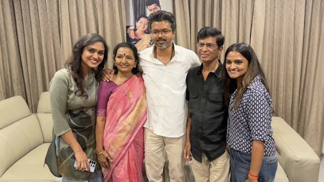 Vijay Celebrates Victory With Family TVK Party Wins Seats