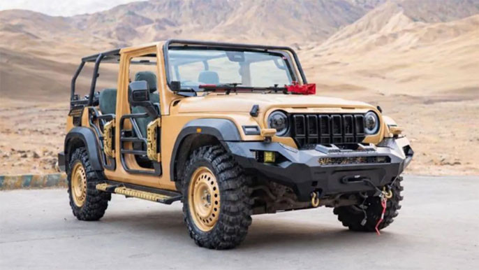 Mahindra Thar Based ATV to Serve Indian Army
