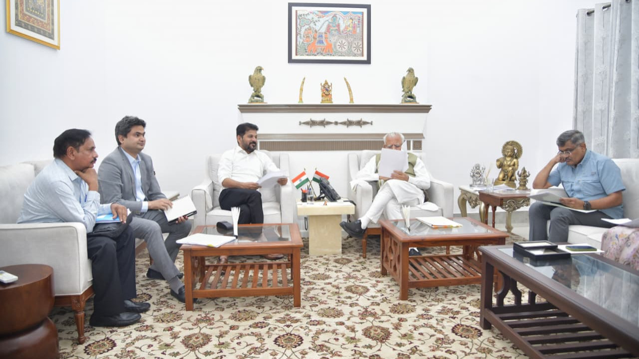 Chief Minister Revanth Reddy Meets Union Minister