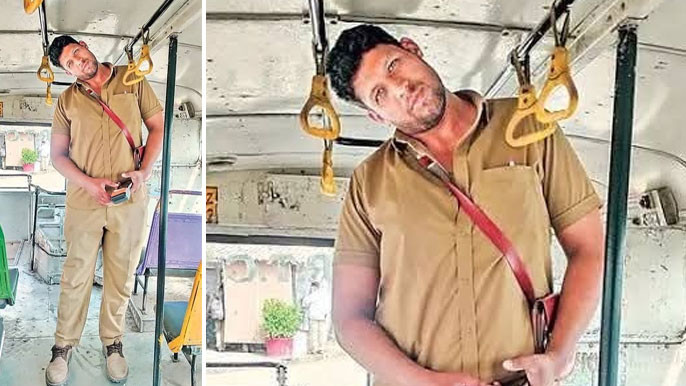 TGSRTC Supports Conductor Ameen Ahmed Ansari Facing Height Related Issues