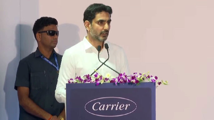 Nara Lokesh on 70000 Jobs in Sri City Half for Women