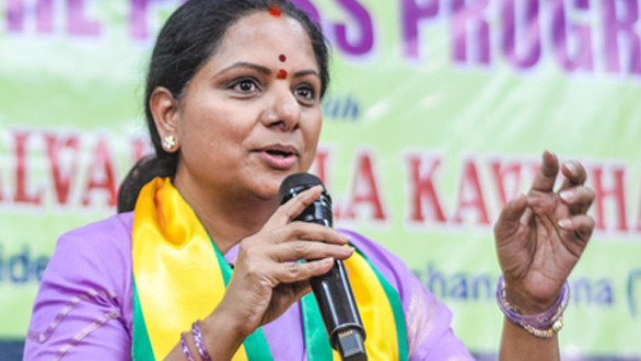 Kalvakuntla Kavitha Alleges BRS Swallowed Commissions in Irrigation Project