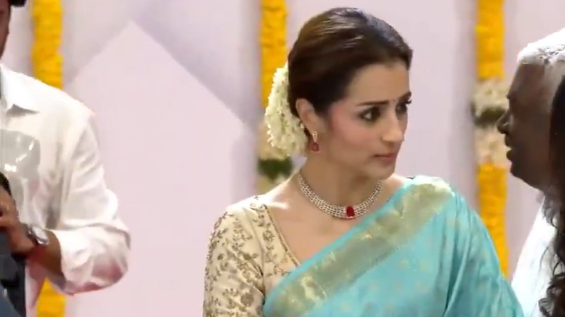 Vijay Swearing in Ceremony Attended by Actress Trisha