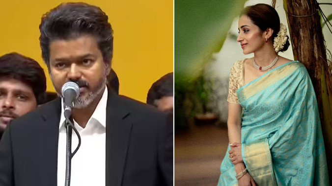 After Vijay swears in as the 13th CM of TN Trisha posts love is always louder
