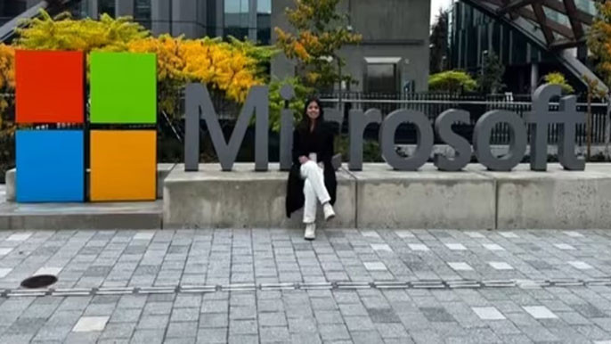 Chetna Singh Hyderabad to Seattle Microsoft Techies Joy