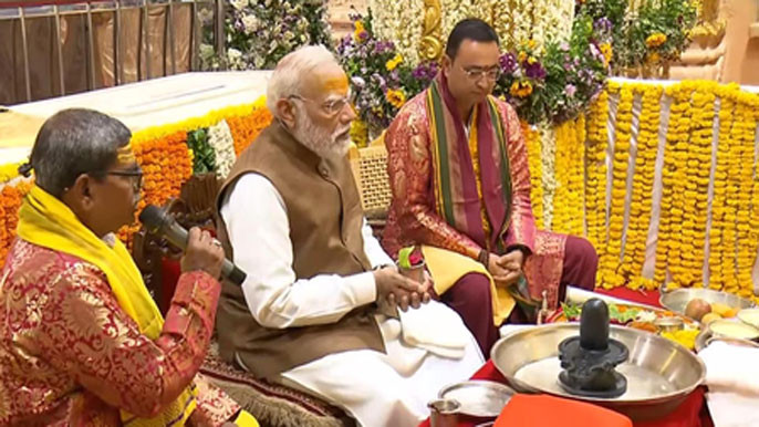 PM Modi Attends Somnath Amrit Mahotsav 75th Anniversary