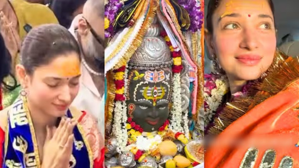 Tamannaah Bhatia Attends Bhasma Aarti at Mahakaleshwar Temple