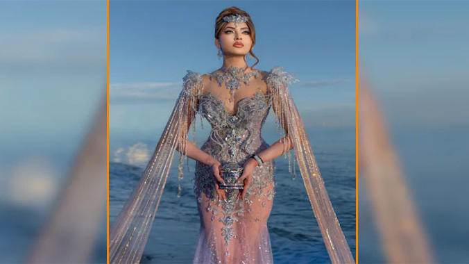Urvashi Rautela Shines in Silver Gown at Cannes Film Festival