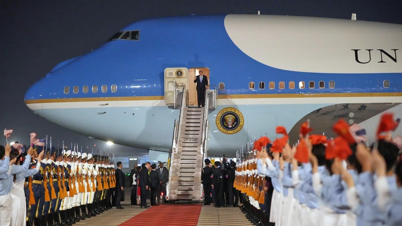 Donald Trump Visits China Receives Grand Welcome in Beijing