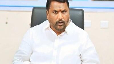 Adluri Laxman Kumar Escapes Accident as Lift Rope Breaks in Karimnagar