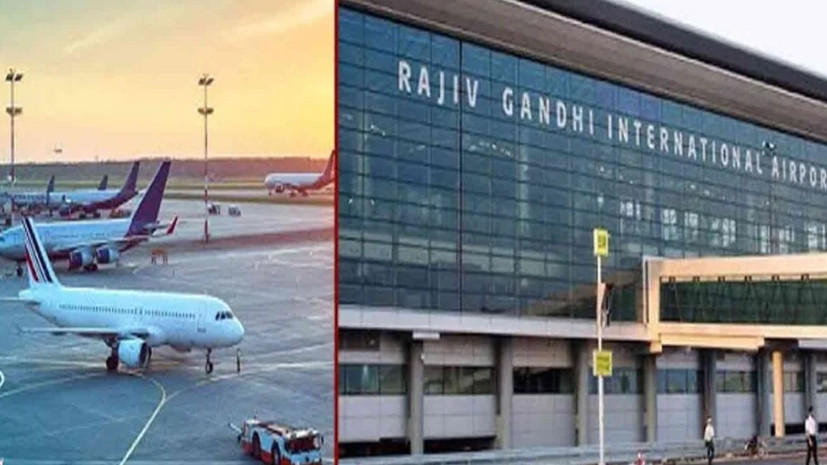 Hyderabad Airport Two flights diverted due to bad weather