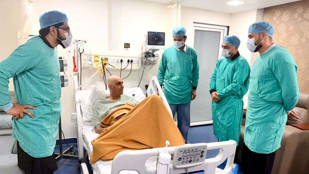 Shapoor Zadran Battling Illness Visited by Teammates