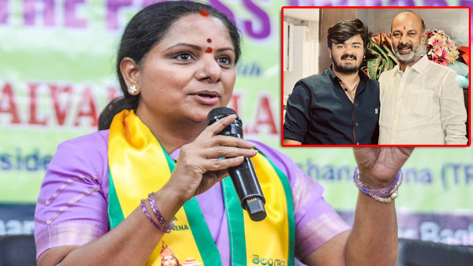 K Kavitha Demands Bandi Sanjay Removal in Letter to PM Modi