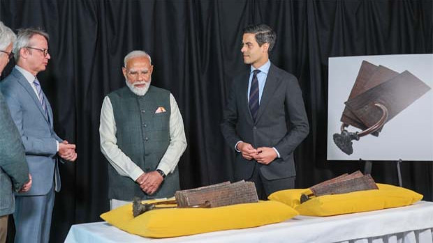 Narendra Modi says Chola era copper plates returning to India is joyous moment