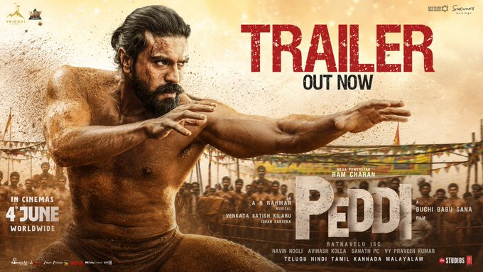 Ram Charan Peddi Trailer Released Mega Fest in Theaters Confirmed