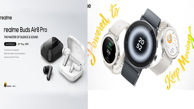 Realme Buds Air8 Pro and Watch S5 Feature Loaded Gadgets
