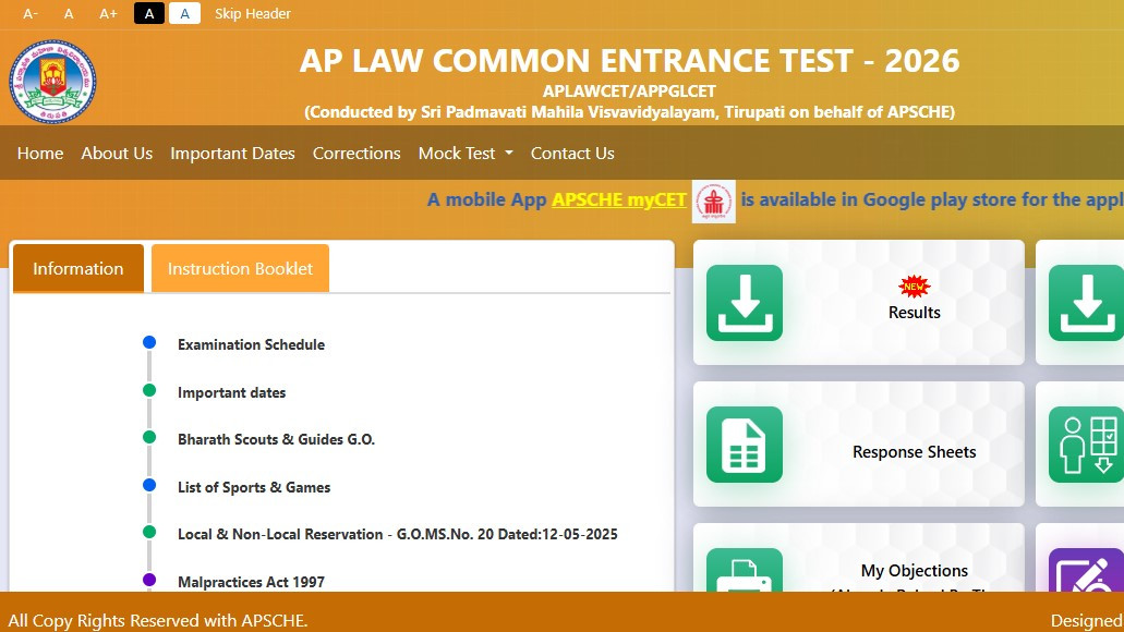 Nara Lokesh Releases AP LAWCET Results