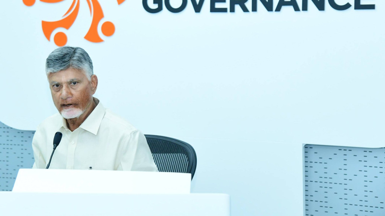 Chandrababu Naidu Teleconference with 40000 Employees