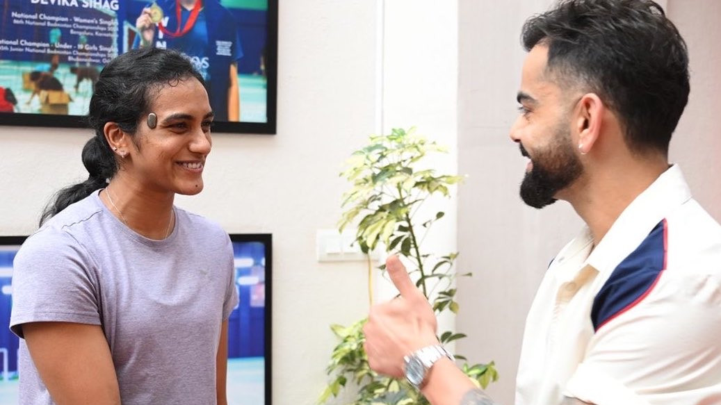 PV Sindhu Praises Virat Kohli as True Senior