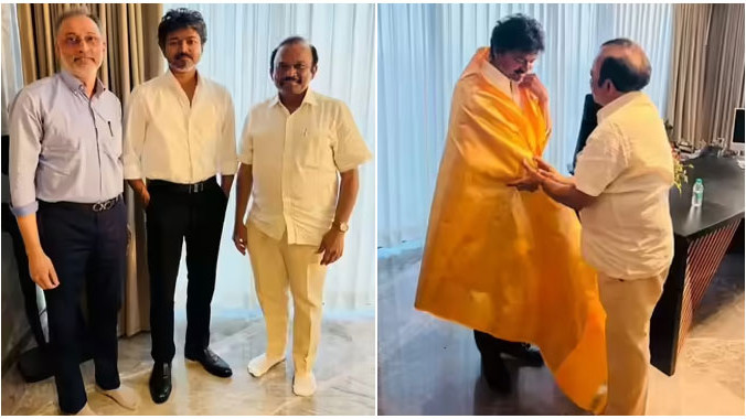 TDP MP Magunta Srinivasulu Reddy Meets CM Vijay in Chennai