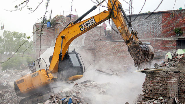 Suvendu Adhikari Leads Bulldozer Action Against Illegal Structures in Bengal
