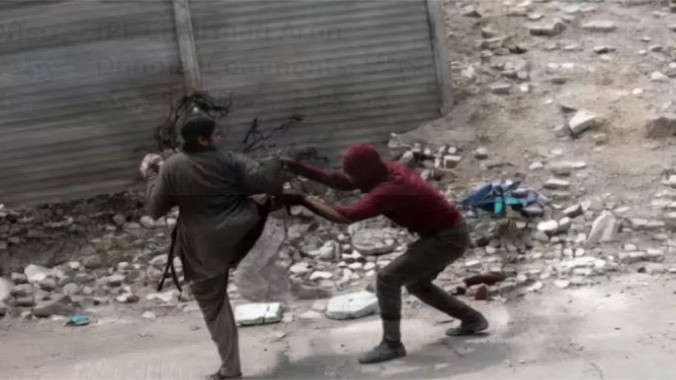 Woman Harassed on Road CCTV Captures Incident IN Hyderabad