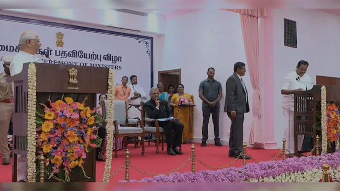 S Rajesh Kumar Sworn in as Minister in Tamil Nadu After 59 Years