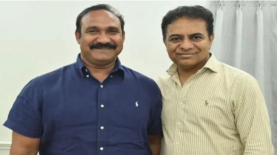 Former MLA Mallaiah Yadav meets KTR