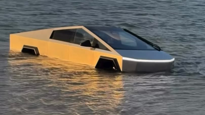 Tesla Cybertruck Driver Arrested for Driving into Lake